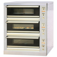 乐创 EO3-6大型面包烤炉 三层六盘电烤箱 蛋糕面包披萨烤箱商用烘炉