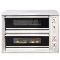 乐创 EO2-4大型面包烤炉 二层四盘电烤箱 蛋糕面包披萨烤箱商用烘炉双层